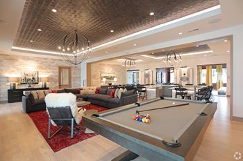 Billiards Table at 198 Milltown Apartments, Burlington, NC 27215  